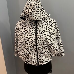 Pure + Good Cropped Polka Dot Jacket